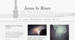 Desktop Screenshot of jesusisrisen.org