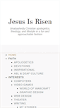 Mobile Screenshot of jesusisrisen.org